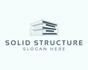 Architecture Structure Geometric logo design