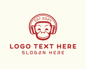 Monkey Headphones DJ logo