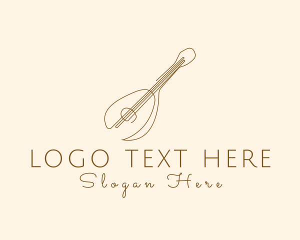 Acoustic Guitar logo example 4