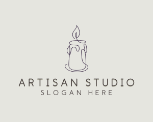 Scented Candle Maker logo design