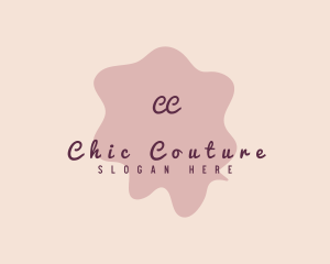 Feminine Watercolor Boutique logo design