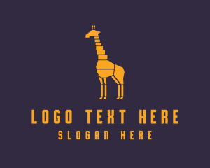 Geometric Tall Giraffe logo