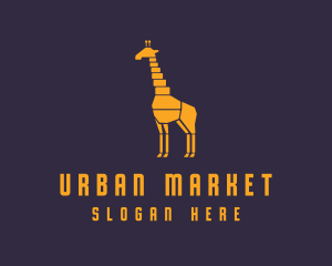 Geometric Tall Giraffe logo