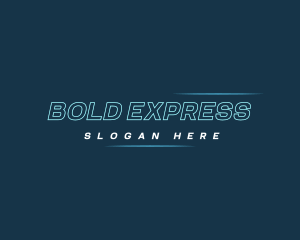 Mover Outline Express logo design