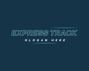 Mover Outline Express logo design