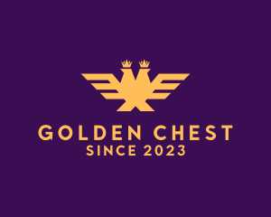 Golden Crown Eagle logo design