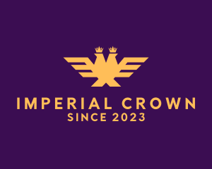 Golden Crown Eagle logo design