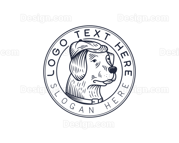 Puppy Kennel Breeder Logo