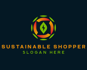 Eco Sustainable Electricity logo design