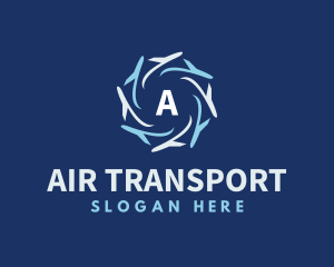 Tourism Plane Travel logo design