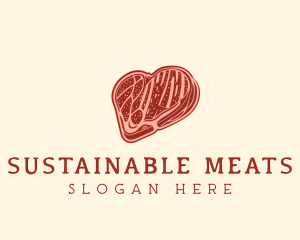 Beef Meat Steak logo