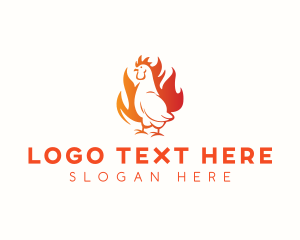 Chicken Flaming Grill Logo