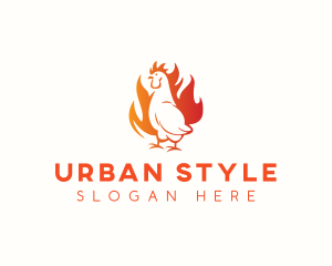 Chicken Fire Grill Logo