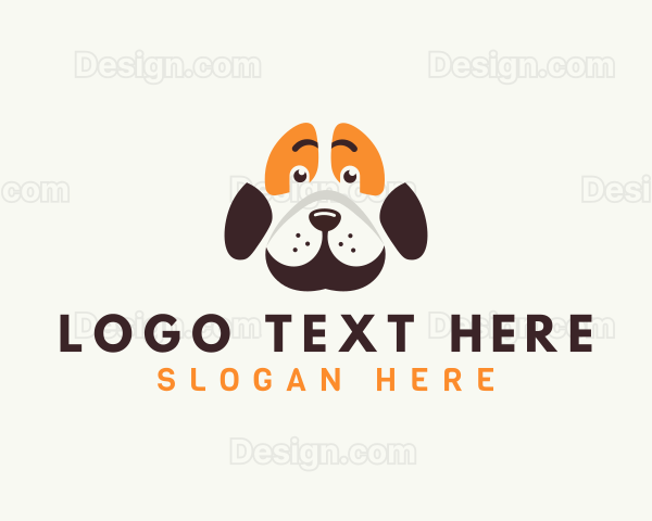 Cute Dog Paw Logo