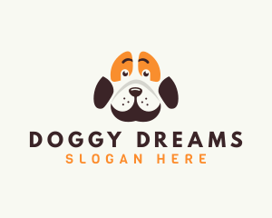 Cute Dog Paw logo design