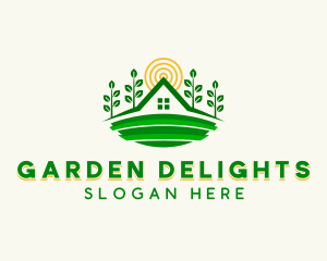 Landscaping Garden Backyard logo design