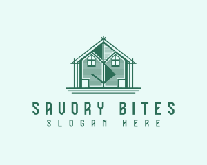 House Cabin Letter S logo design