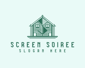 House Cabin Letter S logo design