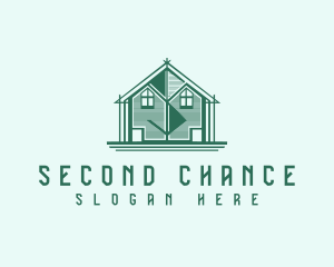 House Cabin Letter S logo design