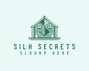 House Cabin Letter S logo design