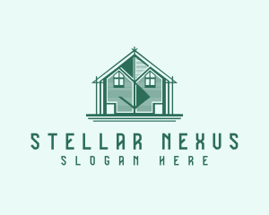 House Cabin Letter S logo design