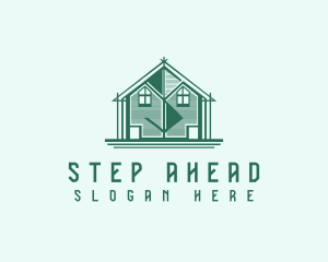 House Cabin Letter S logo design