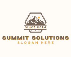 Mountain Summit Trekking  logo design