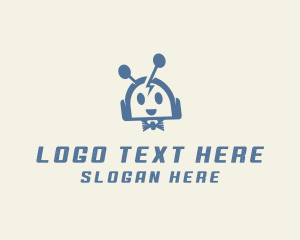 Happy Bow Tie Robot logo