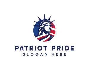 Liberty Patriotic USA logo design