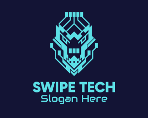 Neon Lion Tech logo design