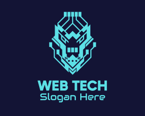 Neon Lion Tech logo design