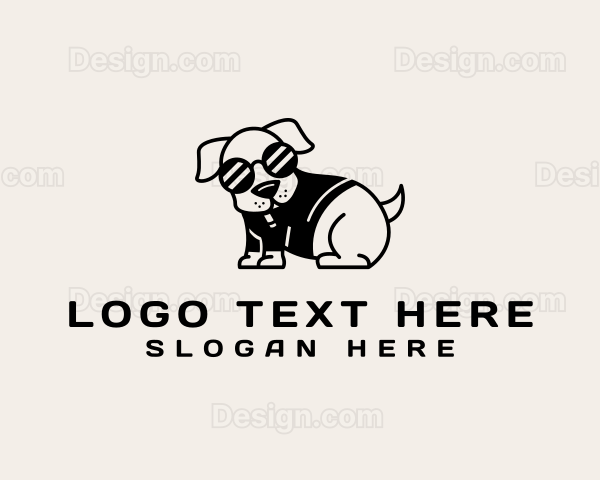 Cool Puppy Dog Clothing Logo