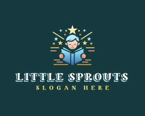 Child Kindergarten Book  logo