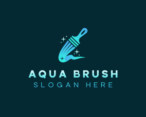 Paint Brush Painting logo design