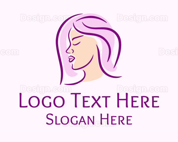 Woman Facial Care Logo