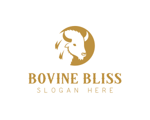 Wild Bison Bovine logo design