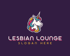 Unicorn Mythical Creature logo