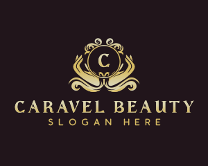 Hand Crest Luxury logo design