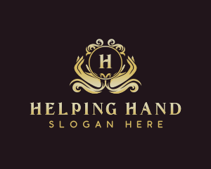 Hand Crest Luxury logo design