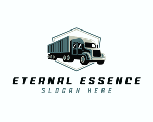 Logistics Trailer Truck logo design