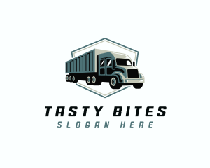 Logistics Trailer Truck logo design