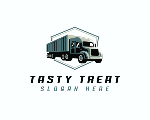 Logistics Trailer Truck logo design