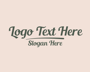 Calligraphy Studio Business Logo