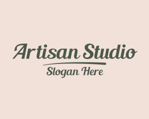 Calligraphy Studio Business logo design