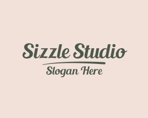 Calligraphy Studio Business logo design