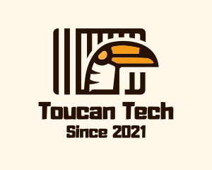 Toucan Bird Cage logo design