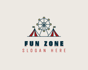 Tent Amusement Park logo design