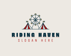 Tent Amusement Park logo design