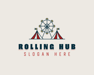 Tent Amusement Park logo design