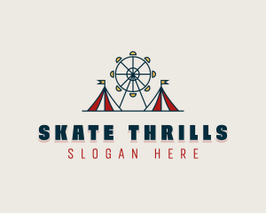 Tent Amusement Park logo design